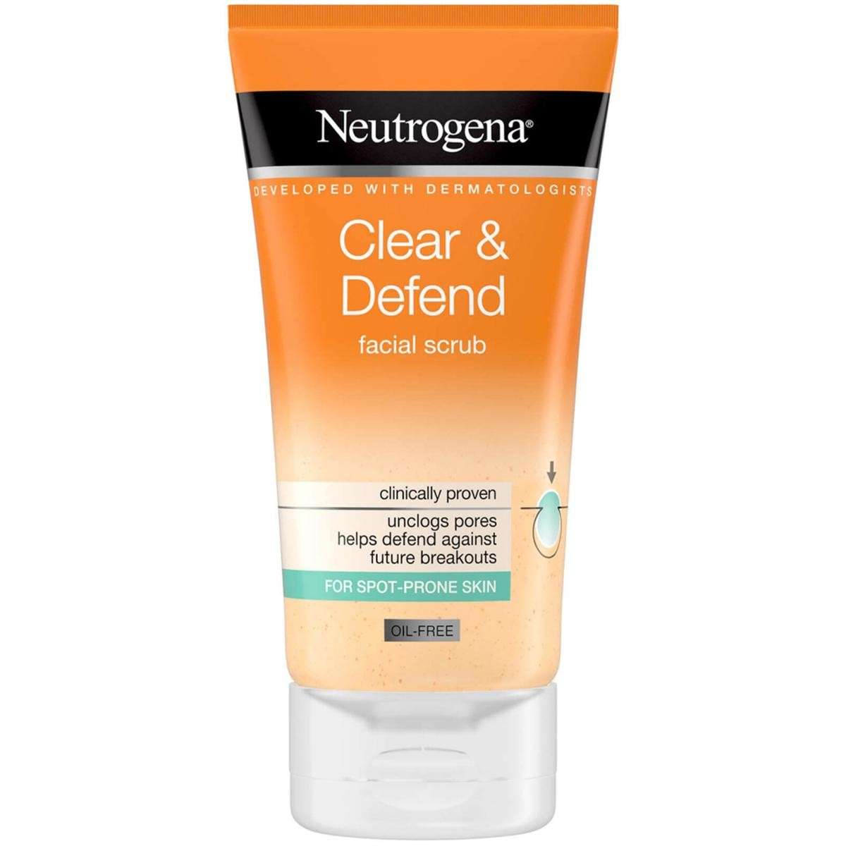 Neutrogena Clear & Defend Facial Scrub 150ml