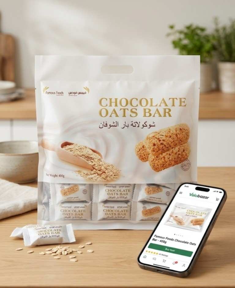 Famous Foods Chocolate Oats Bar – 400g