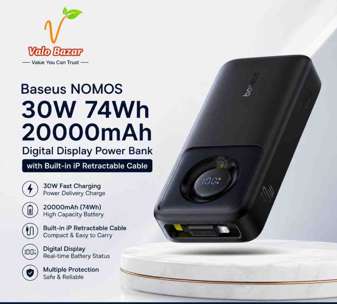 Baseus NOMOS 30W 20000 mAh Power Bank