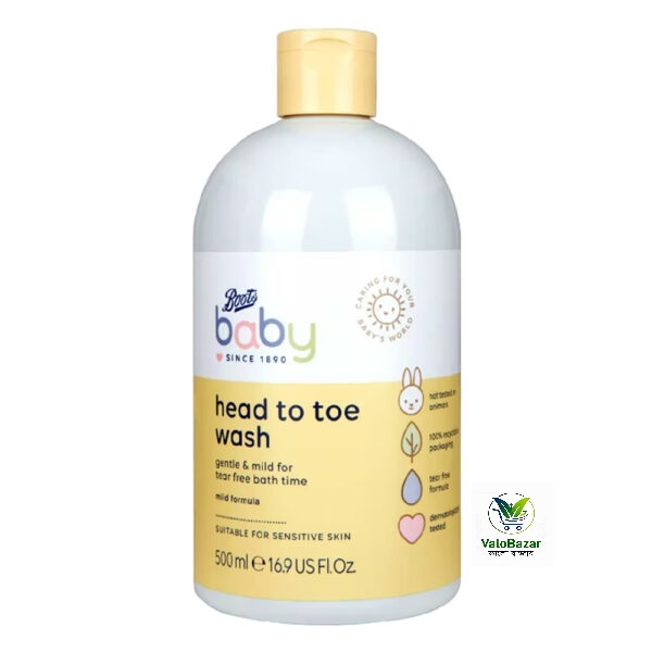 Boots Baby Head To Toe Wash 500ml UK
