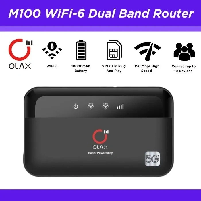 OLAX M100 5GHz Mobile WiFi Router