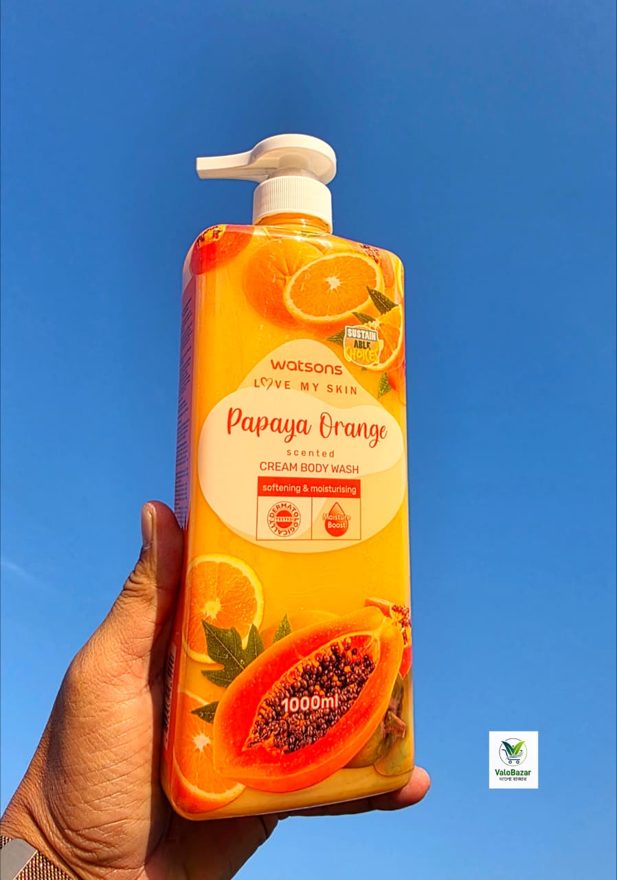Watsons Papaya Orange Body Wash 1000ml