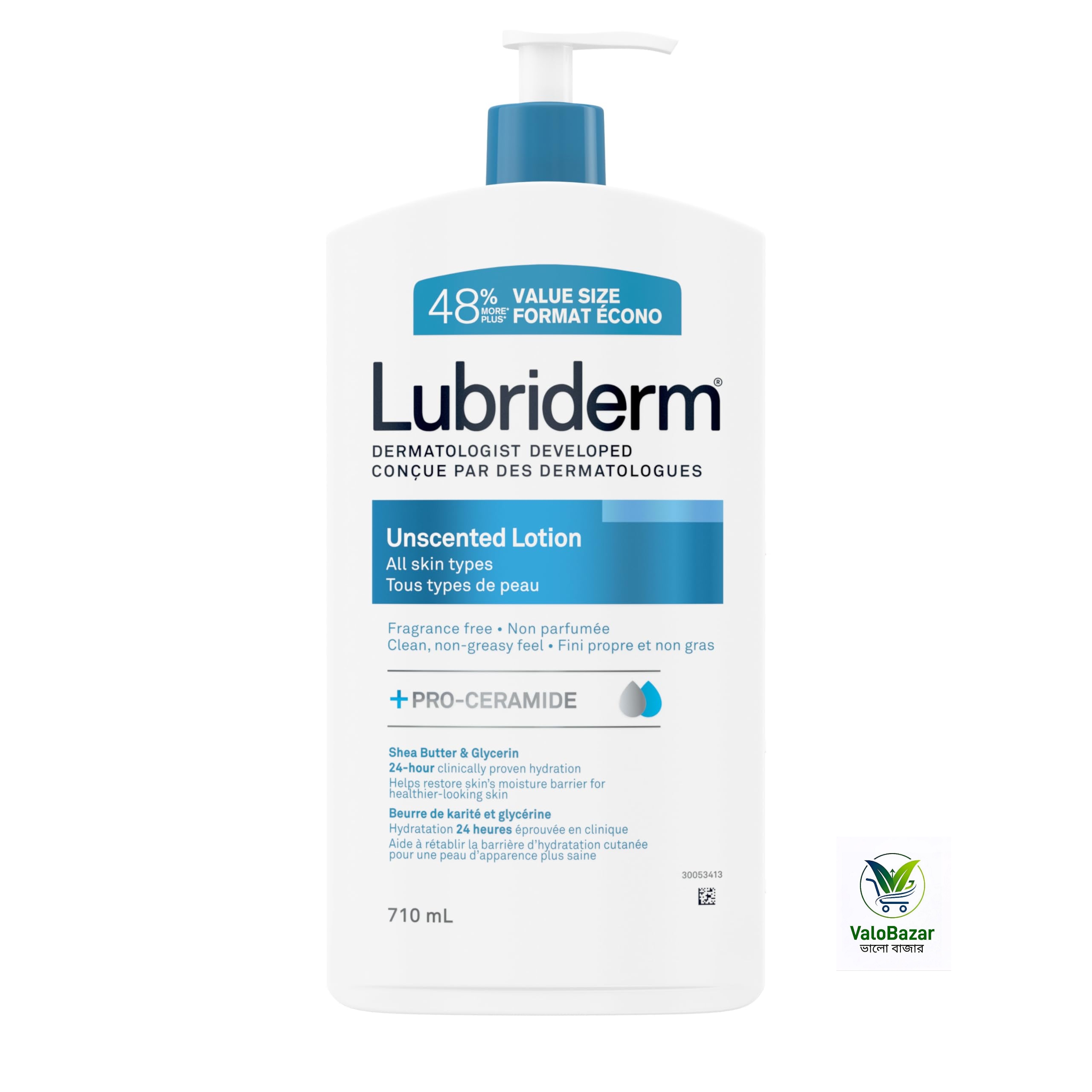 Lubriderm Daily Moisture Lotion. 710ml. Canada