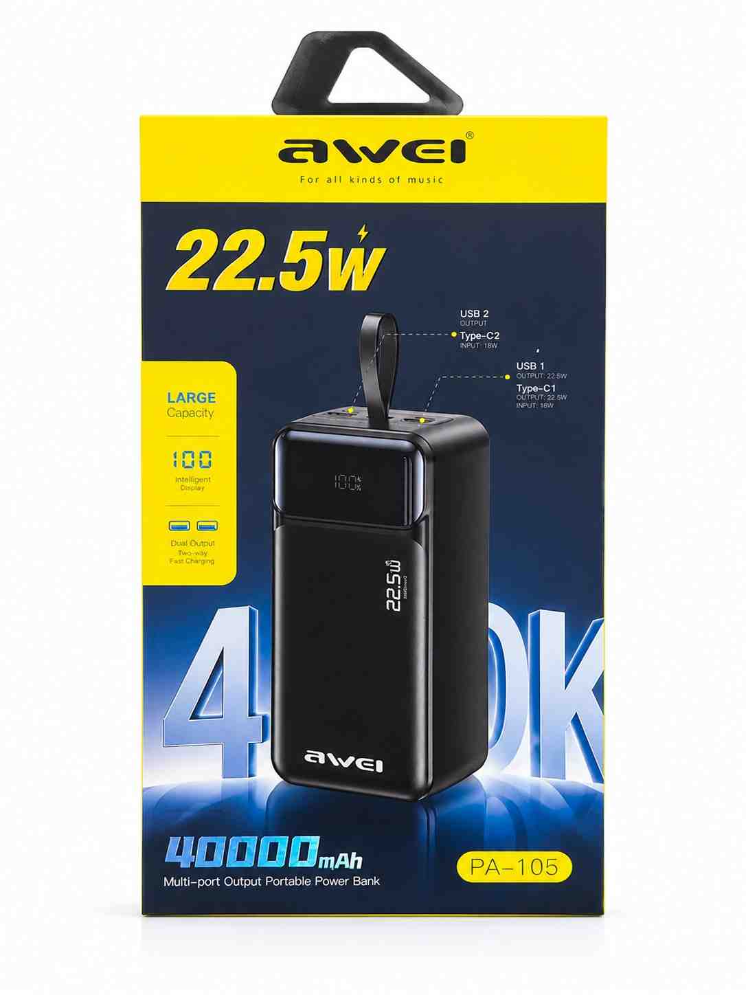 AWEI 40000 mAh Power Bank