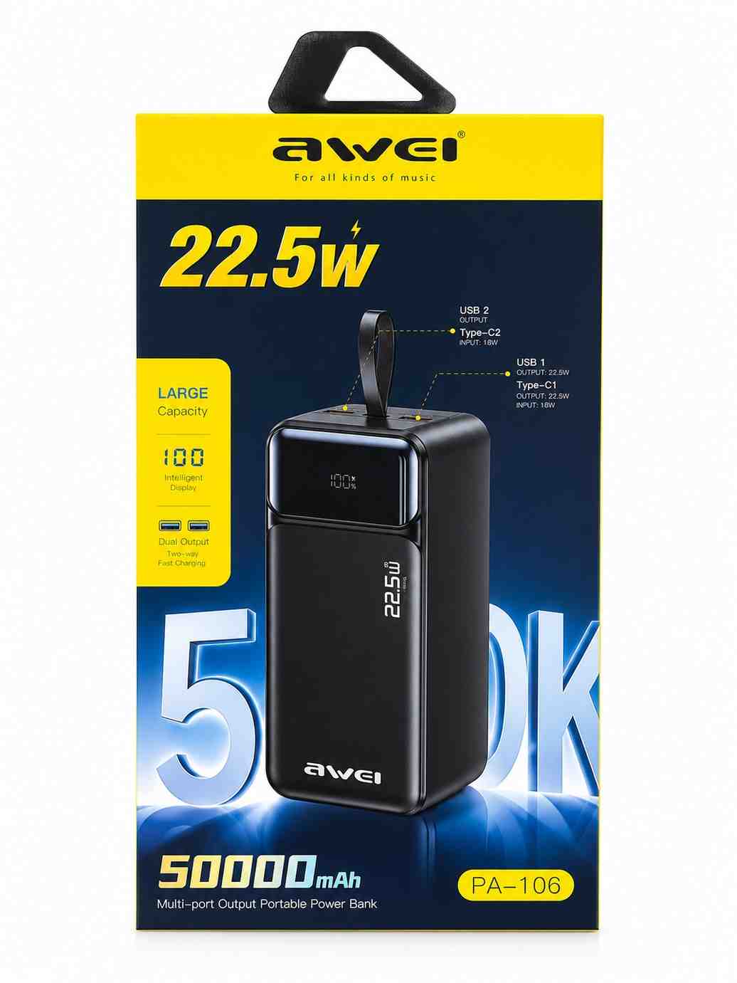AWEI 50000 mAh Power Bank